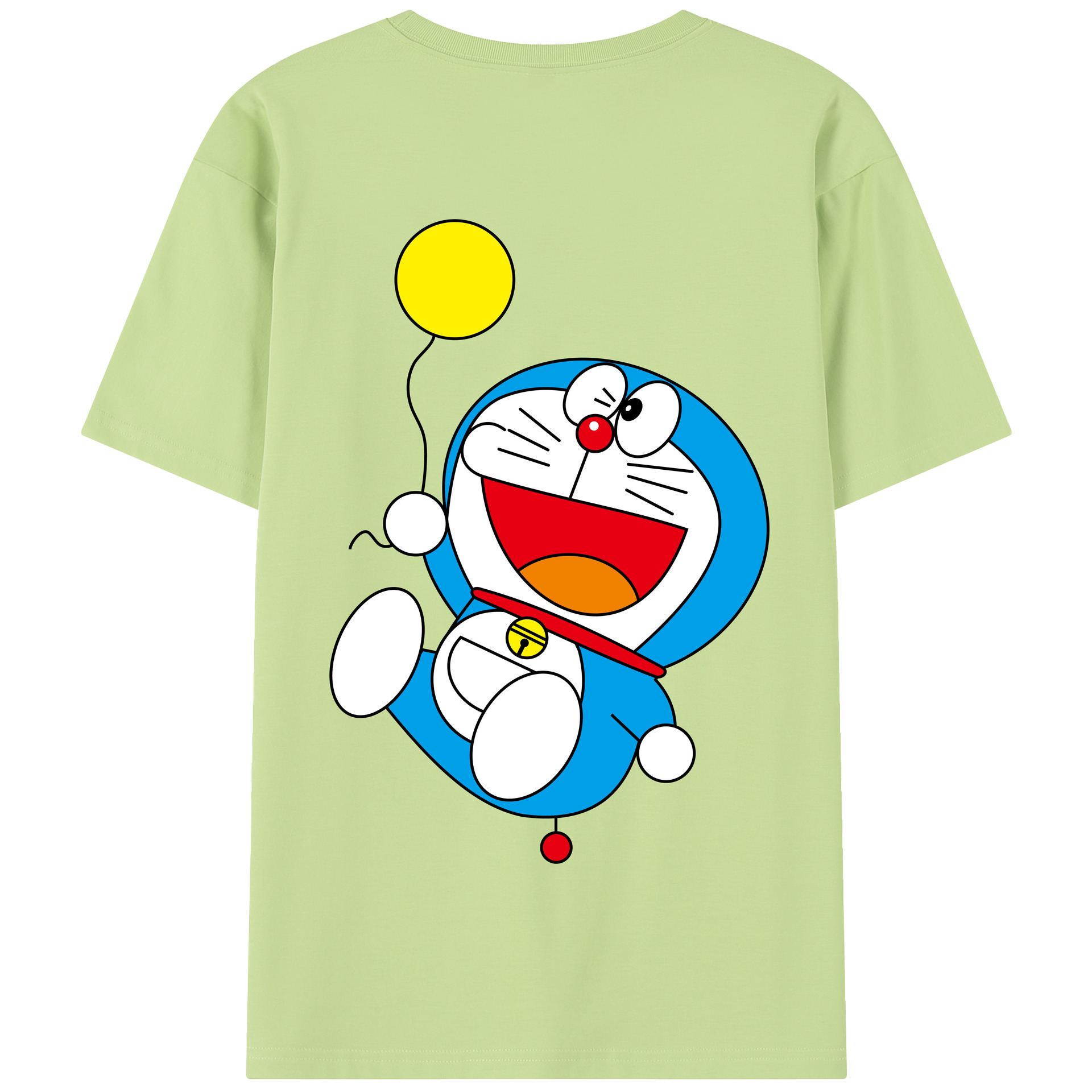 （画像用） ドラえもん Doraemon 綿100％半袖Tシャツ（背面プリント）